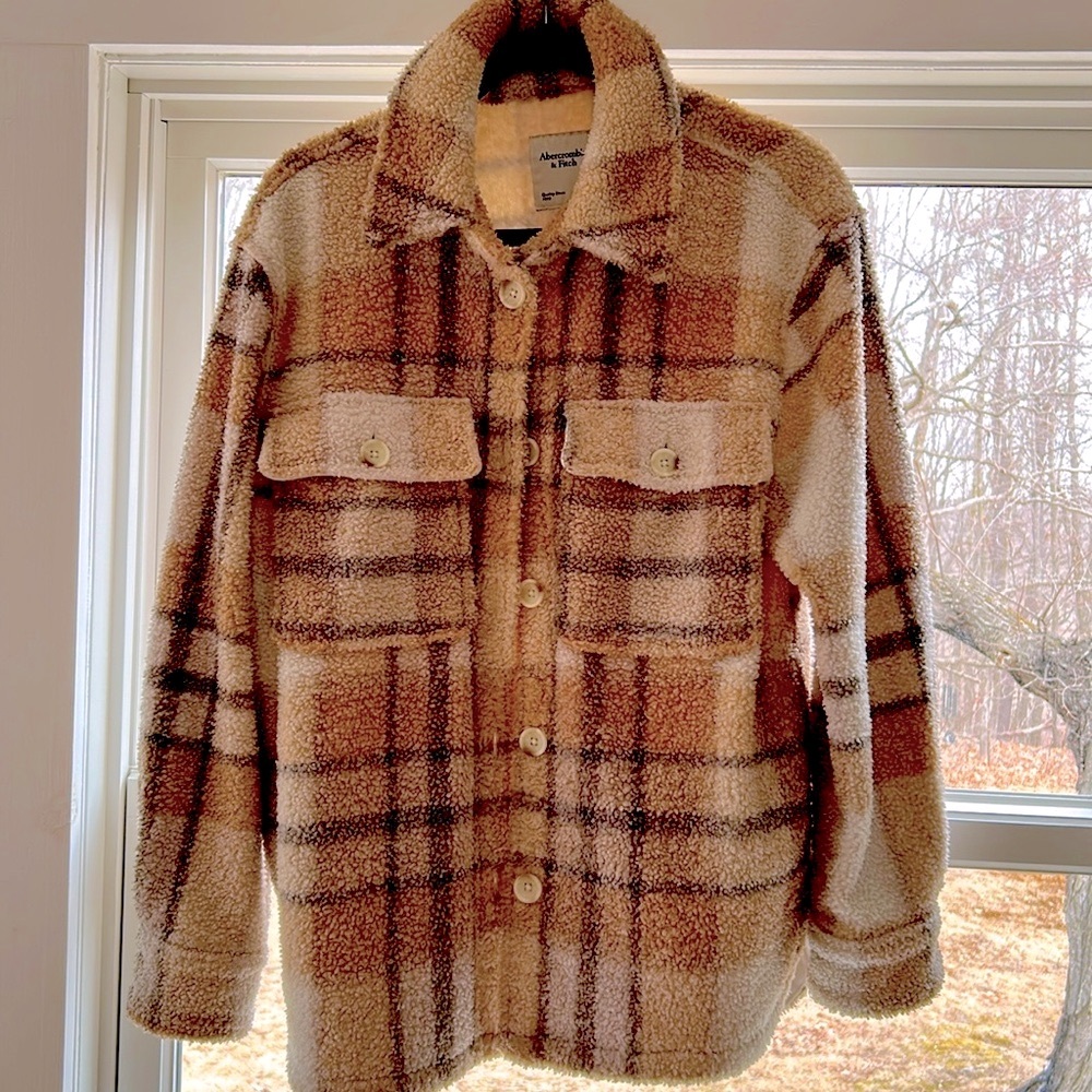 Cozy shirt jacket